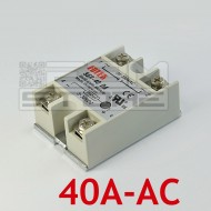 Relè statico 40A AC - 3-32Vdc 24-380Vac
